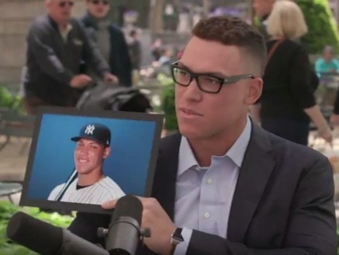 Aaron Judge Asks Yankees Fans About Aaron Judge 