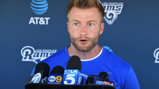Rams' McVay responds diplomatically to Martz's criticism