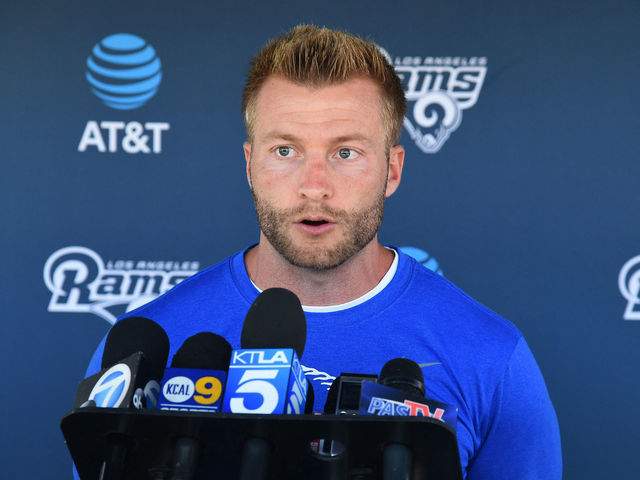Report: Rams' McVay helped halt Donald's holdout