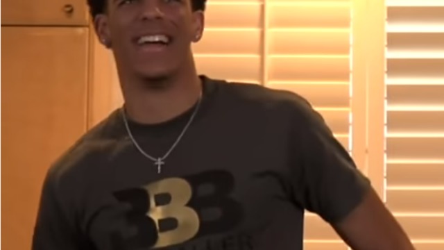 Watch: Lonzo Ball celebrates Lakers keeping draft pick