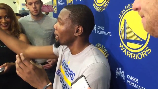 Watch: KD channels LaVar Ball by telling reporter, 'Stay in your lane'