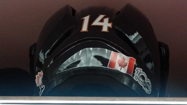 Canada's team: Sens rocking Canadian flag on helmets