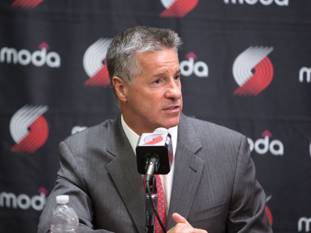 Report: Trail Blazers deny Hawks permission to speak with GM Olshey