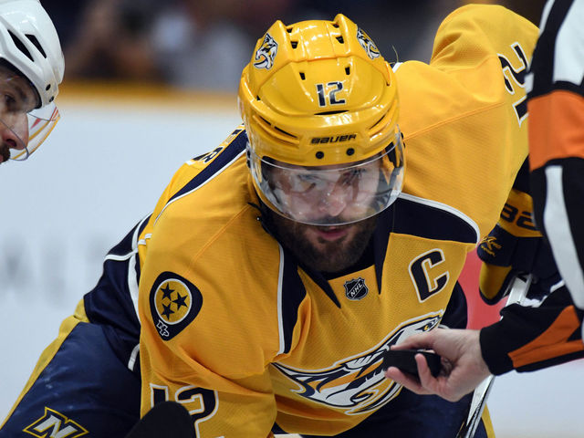 Predators without captain Fisher for Game 5