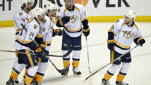 Aberg puts Predators past Ducks in Game 5