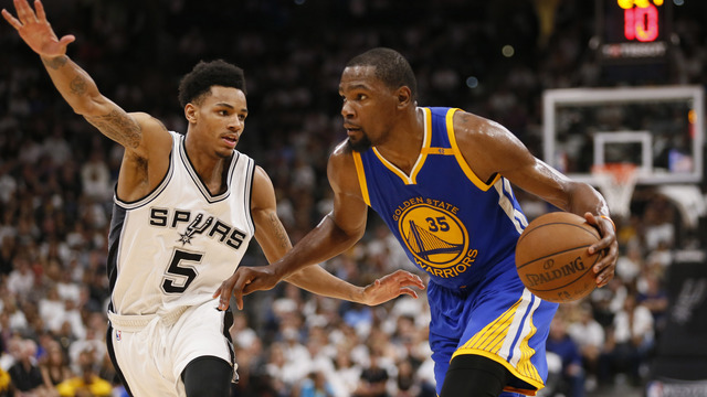 KD on Warriors', Cavs' playoff dominance: 'Don't like it, don't watch it'