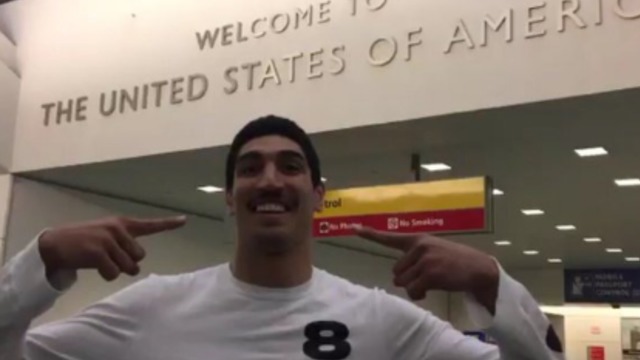 Kanter returns to U.S. after passport ordeal in Romanian airport