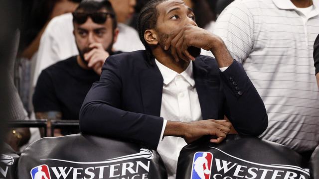 Spurs officially rule out Kawhi for Game 1 vs. Warriors