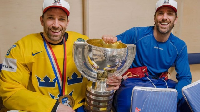 Lundqvists celebrate gold-medal win