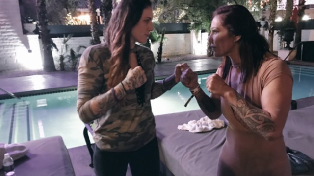 Look: Cyborg, Anderson face off in effort to convince UFC to book fight