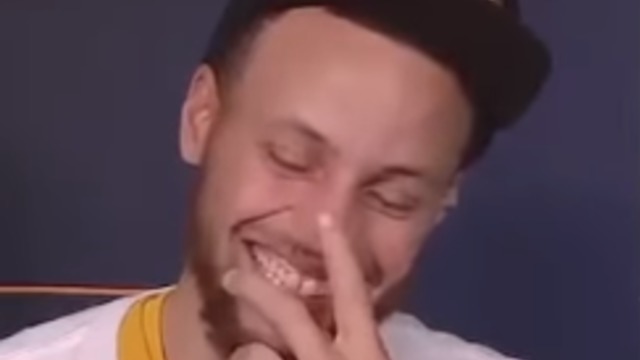 Watch: Curry clowns large-headed Pachulia after hat fail