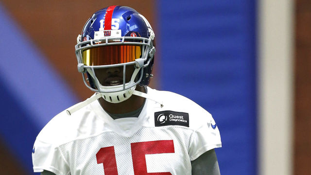 Marshall rehabbing at Giants' facility, but roster status uncertain