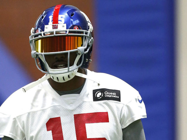 Marshall rehabbing at Giants' facility, but roster status uncertain