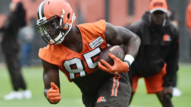 Watch: Browns rookie Njoku makes diving one-handed TD grab