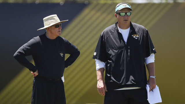 Jaguars sign Coughlin, HC Marrone, GM Caldwell to 2-year extensions