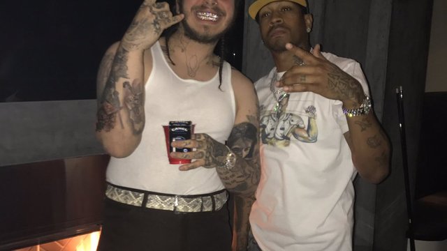 Watch: Allen Iverson, Post Malone listen to 'White Iverson'