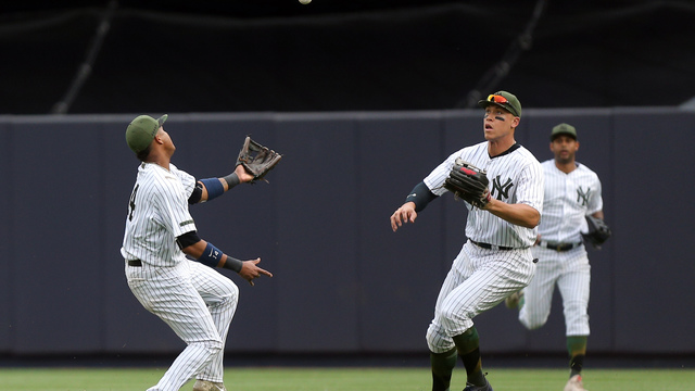 Watch: Castro boots pop-up right into Judge's glove