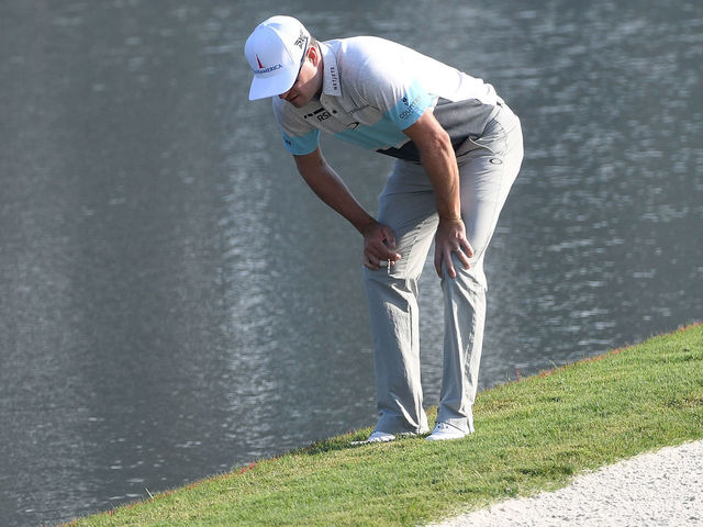 Zach Johnson has meltdown after being put on the clock