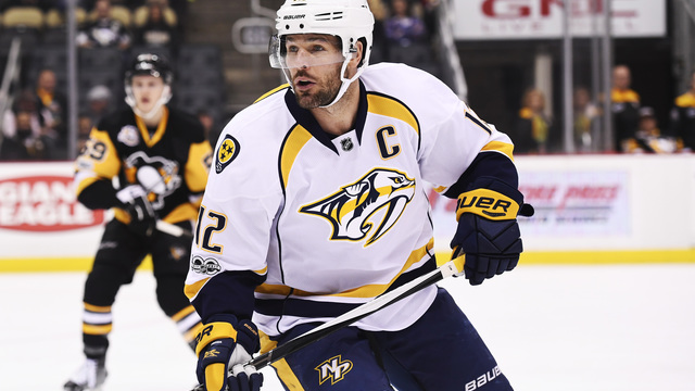 Predators captain Mike Fisher retires after 17 seasons