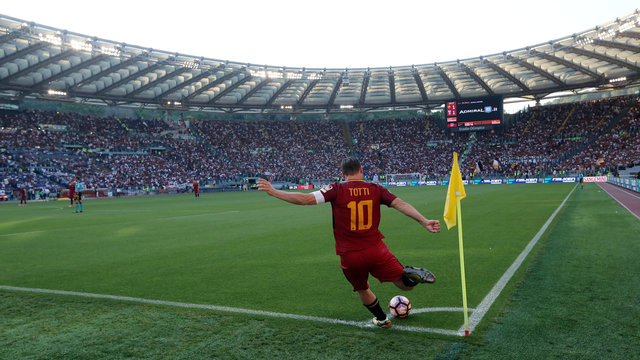 The numbers behind Totti's remarkable Roma career