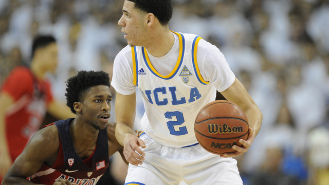 Lakers select Lonzo Ball with No. 2 pick