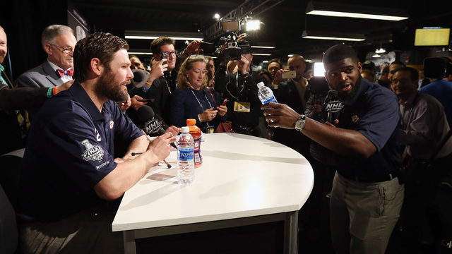 Watch: Subban has a very important question for Mike Fisher