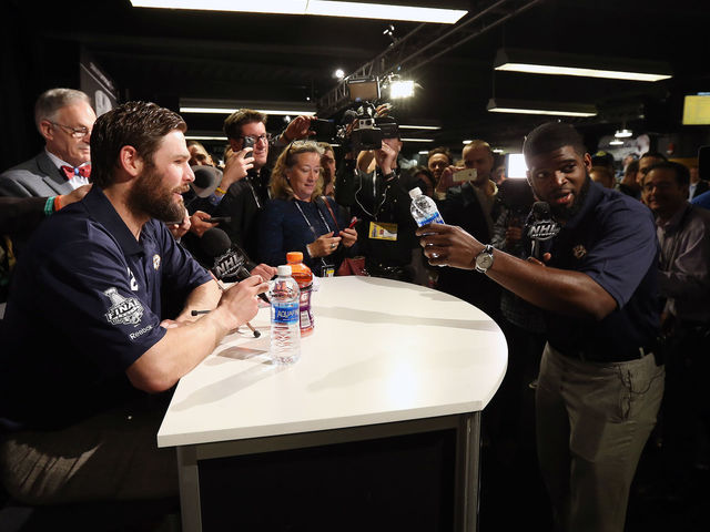 Watch: Subban has a very important question for Mike Fisher