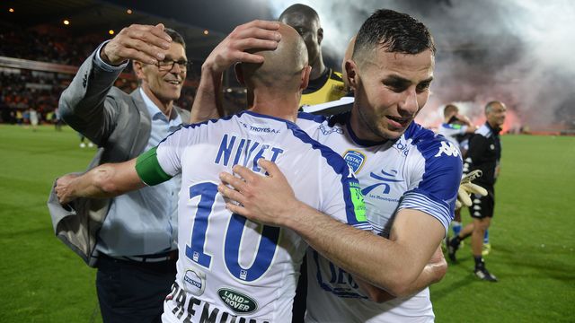 Troyes wins play-off to earn Ligue 1 promotion; Lorient relegated