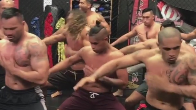 Watch: Hunt's training partners honor him with haka war dance