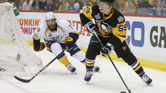 Guentzel on cusp of breaking American rookie playoff records