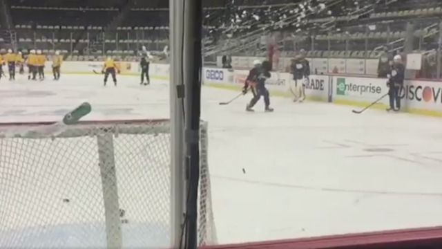 Watch: Subban nailing water bottle in practice is mesmerizing in slo-mo