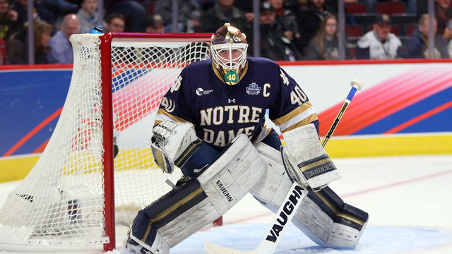 Notre Dame goalie Cal Petersen turning pro