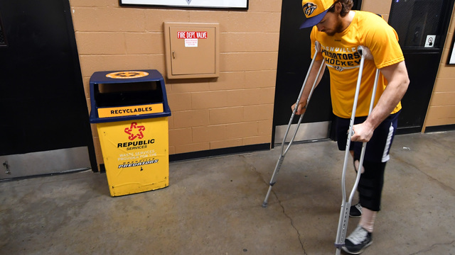 Johansen: Watching Preds games has 'been a lot easier than I thought'