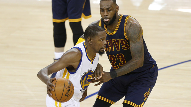 LeBron on what stood out for Warriors: 'KD'