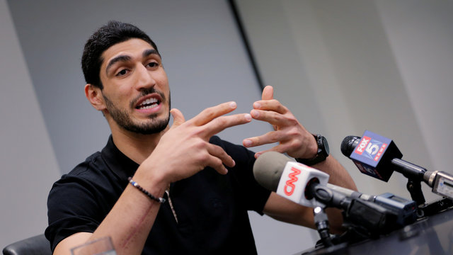 Kanter says Turkish government arrested his father