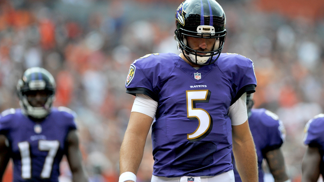 Report: Ravens' Flacco preparing to miss 3-6 weeks with back issue