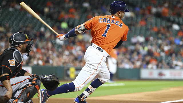 Correa, Blackmon headline May Player of the Month awards