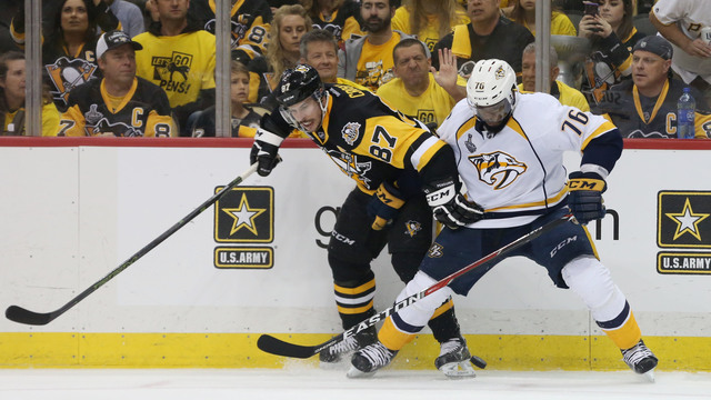 Crosby insists Pens haven't discussed Subban's Game 3 guarantee