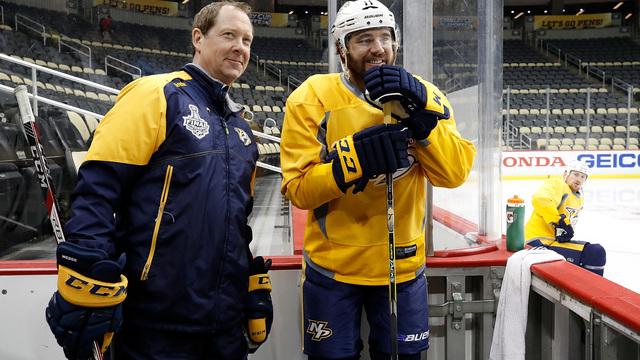 Predators' Parenteau, Zolnierczyk draw into Game 3 lineup