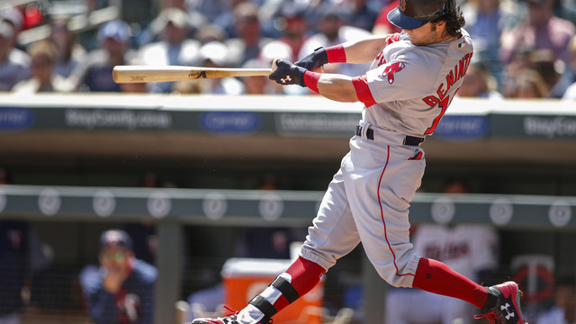 Benintendi thriving in Boston - with help from Pedroia