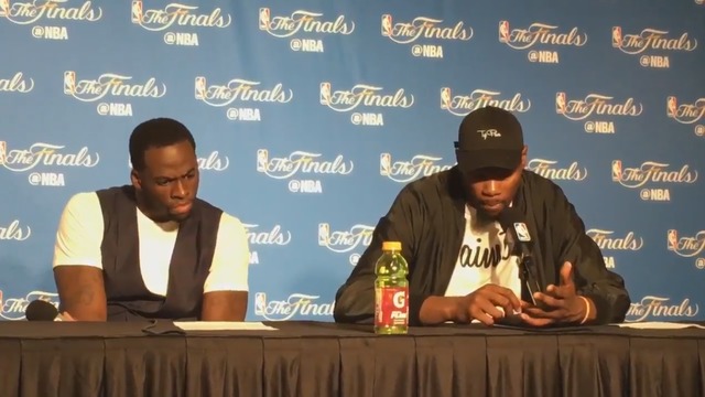 Watch: Draymond stunned by KD's defensive stats