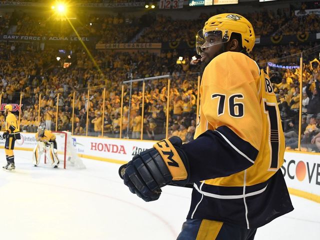 Watch: Subban enters Bridgestone Arena with bag full of Listerine