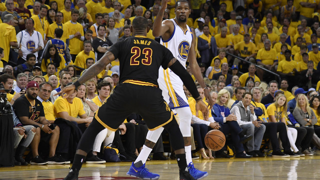 LeBron not tired guarding Durant: 'I'm averaging a triple-double'