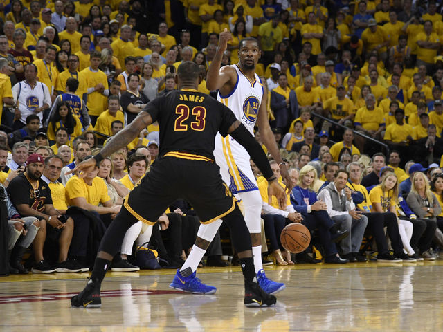 LeBron not tired guarding Durant: 'I'm averaging a triple-double'