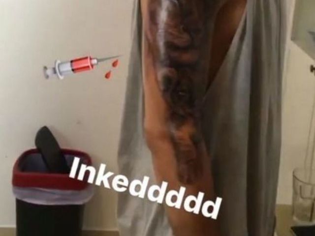 Look: Ricky Rubio is the latest athlete to sport humongous lion tattoo