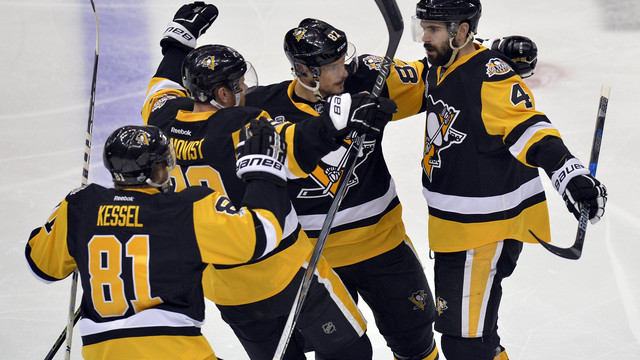 Watch: Penguins explode for 3 goals in 1st period of Game 5