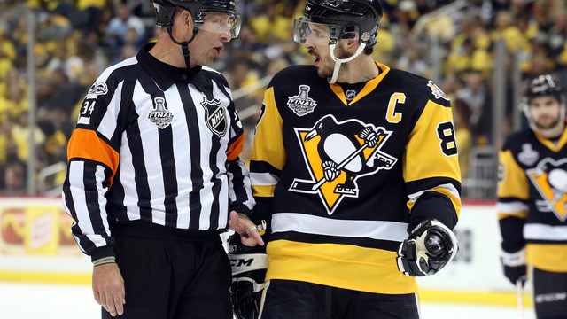 Crosby claims innocence after bottle toss: 'I've got a better arm than that'