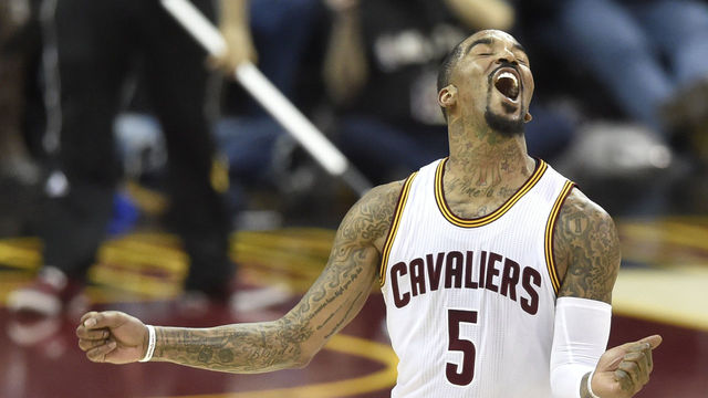 LeBron thinks his signature shoes played a part in J.R. Smith's breakout game