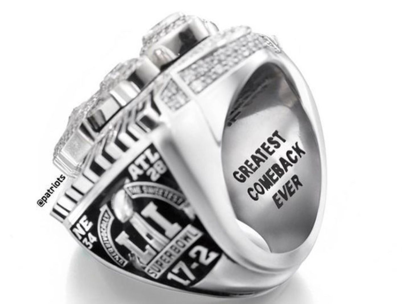 Watch: Patriots reveal Super Bowl LI rings