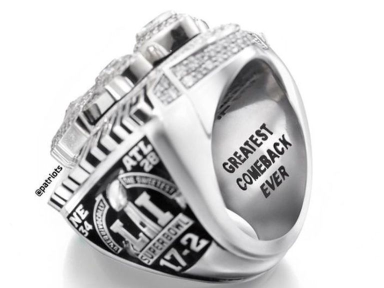 Watch: Patriots reveal Super Bowl LI rings | theScore.com